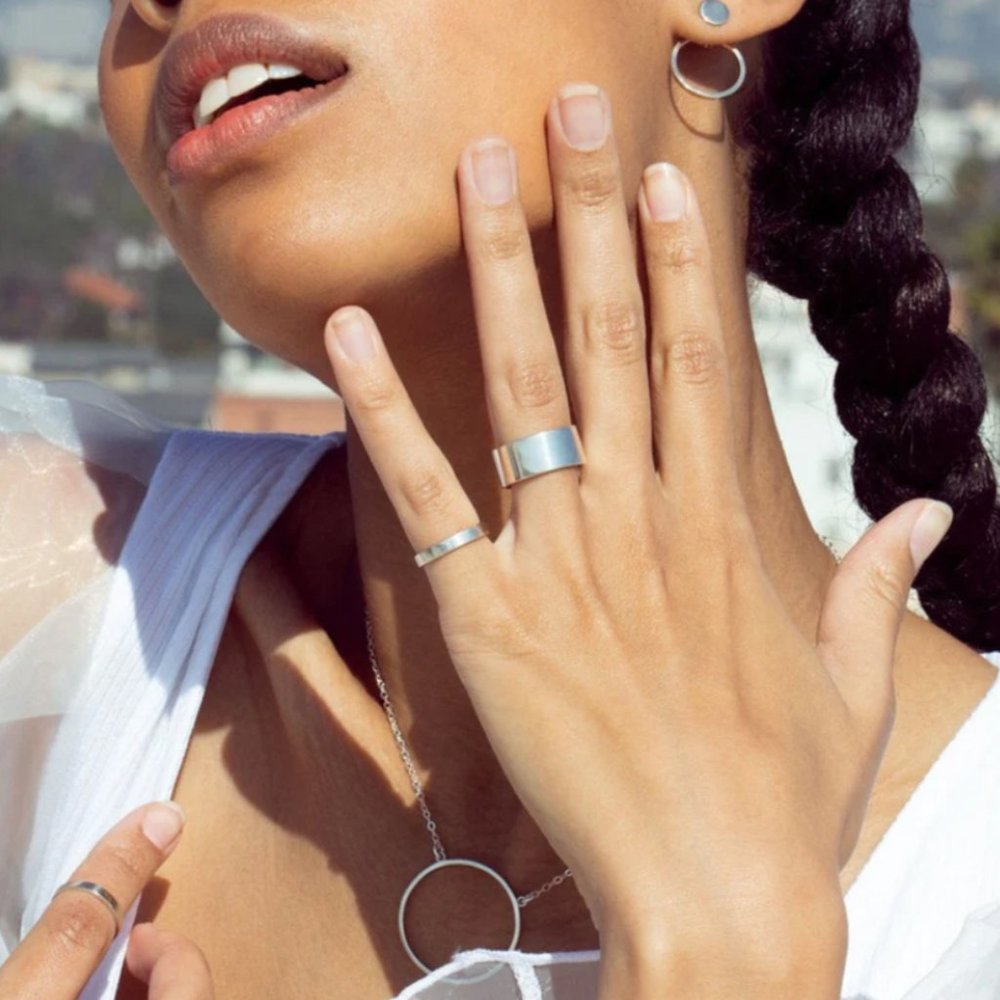 Cyclical Thin Ring - Sterling Silver